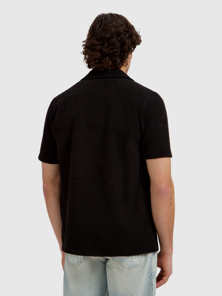 Pure Path Honeycomb Shortsleeved Shirt - Black Pure Path Pure Path Honeycomb Shortsleeved Shirt - Black
