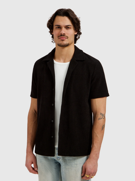 Pure Path Pure Path Honeycomb Shortsleeved Shirt - Black Pure Path Honeycomb Shortsleeved Shirt - Black