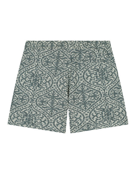 Pure Path Pure Path Jacquard Pattern Shorts - Emerald