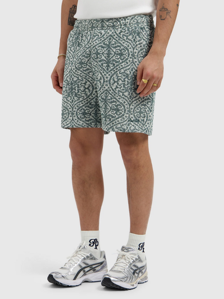Pure Path Pure Path Jacquard Pattern Shorts - Emerald Pure Path Jacquard Pattern Shorts - Emerald