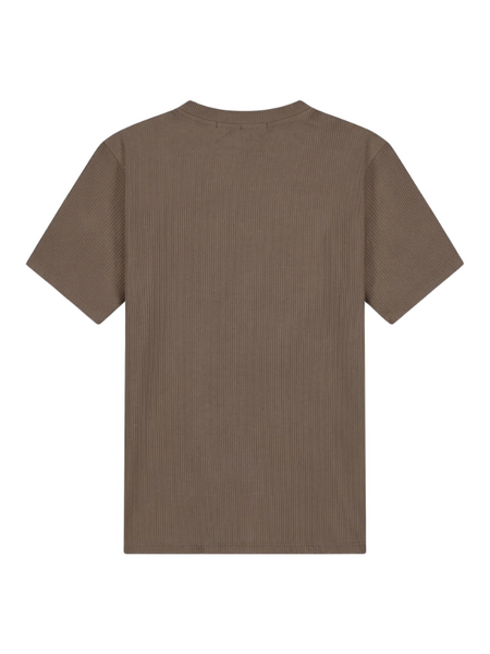 Malelions Ribbed T-Shirt - Brown Malelions Malelions Ribbed T-Shirt - Brown