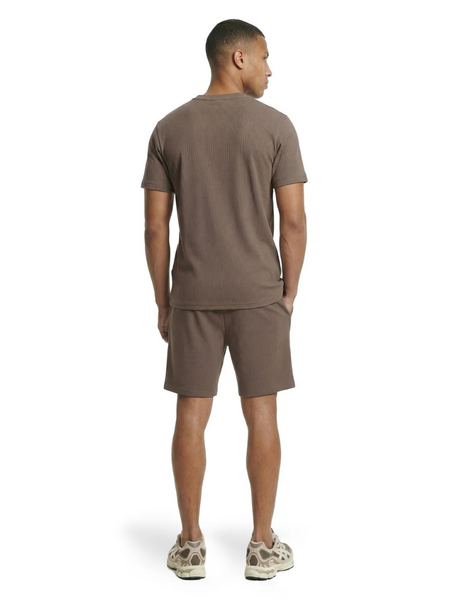Malelions Ribbed T-Shirt - Brown Malelions Malelions Ribbed T-Shirt - Brown
