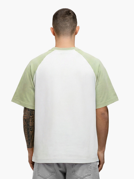 JorCustom JorCustom Raglan T-Shirt - White SageGreen