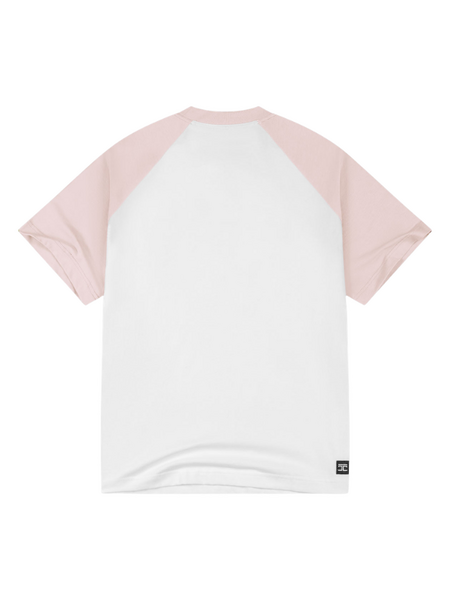 JorCustom JorCustom Raglan T-Shirt - White-AshPink