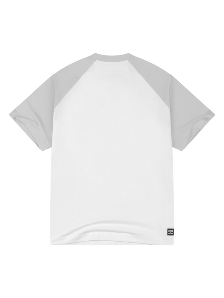 JorCustom JorCustom Raglan T-Shirt - White Grey