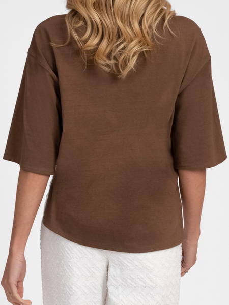 Nikkie Ramsgate T-shirt - Cacao Nikkie Nikkie Ramsgate T-shirt - Cacao