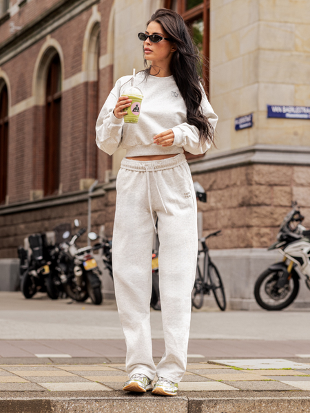 Unique The Label  Peggy Jogger - Light Grey Marl