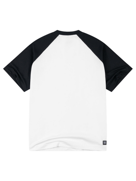 JorCustom JorCustom Women Raglan T-Shirt - White/Black
