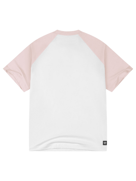JorCustom Women Raglan T-Shirt - White-AshPink JorCustom JorCustom Women Raglan T-Shirt - White-AshPink