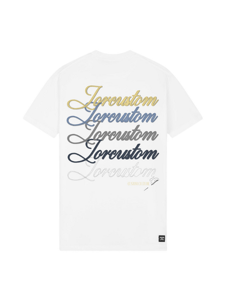 JorCustom Women Stitched Slim Fit T-Shirt - White