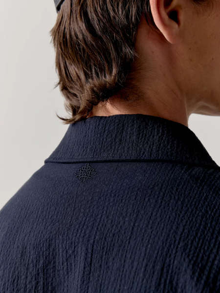 The Couture Club Textured Long Sleeve Shirt - Black The Couture Club The Couture Club Textured Long Sleeve Shirt - Black