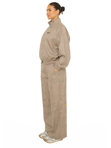 La Sisters La Sisters Prince De Galles Pantalon - Beige