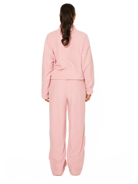 La Sisters Fleece Straight leg Sweatpants - Pink La Sisters La Sisters Fleece Straight leg Sweatpants - Pink