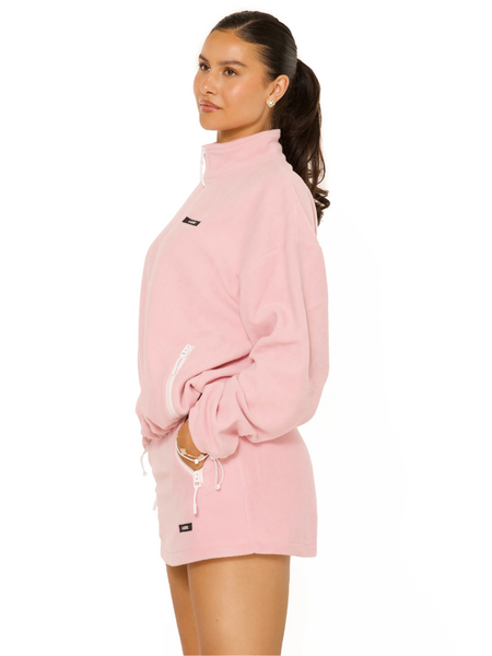 La Sisters La Sisters Fleece Mini Skirt - roze