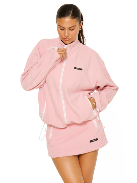 La Sisters La Sisters Fleece Mini Skirt - roze