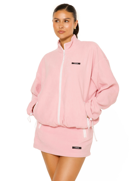 La Sisters La Sisters Fleece Mini Skirt - roze