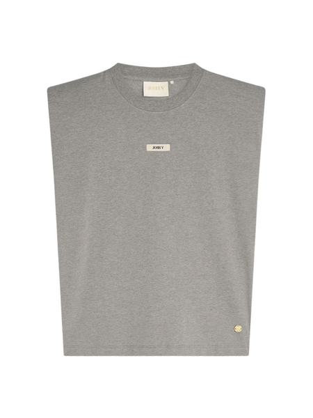 Josh V Sue T-Shirt - Mid Grey Melange