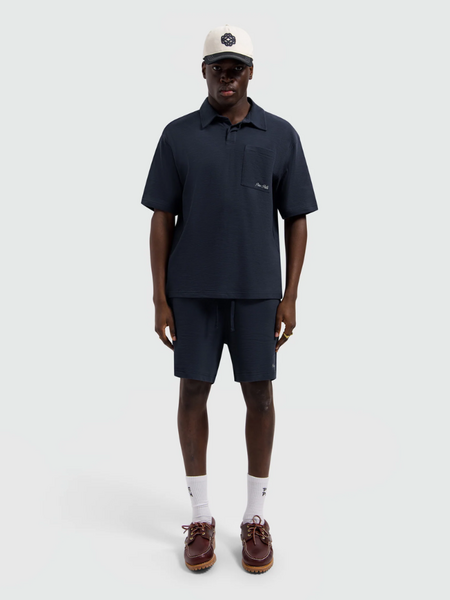 Pure Path Pure Path Structured Polo - Dark Navy