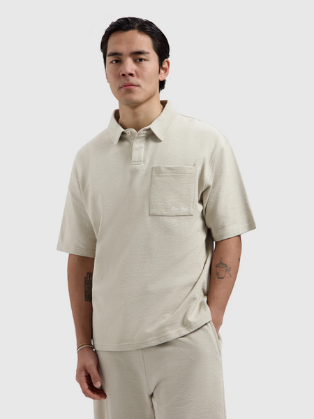 Pure Path Structured Polo - Sand