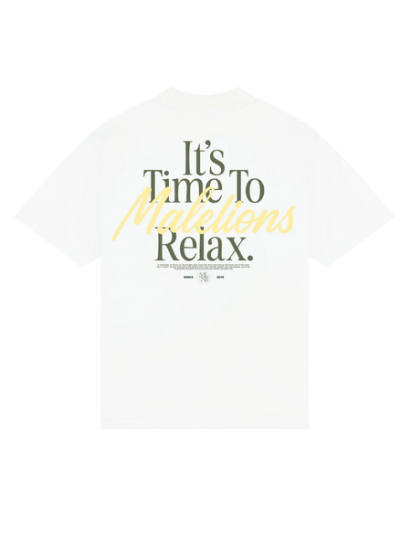 Malelions Malelions Relax T-Shirt - White