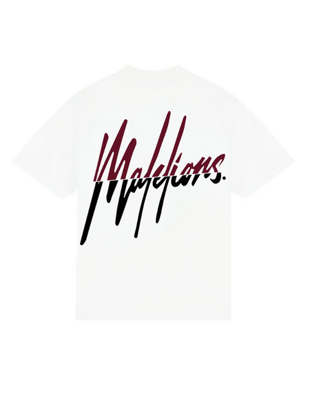 Malelions Malelions Split T-Shirt - White