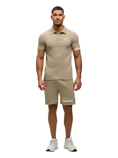 Malelions Malelions Captain Polo - Taupe Malelions Captain Polo - Taupe