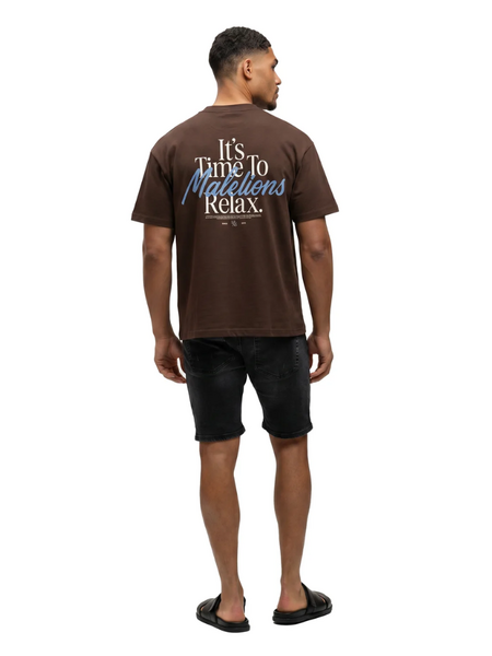 Malelions Relax T-Shirt - Dark Brown Malelions Malelions Relax T-Shirt - Dark Brown