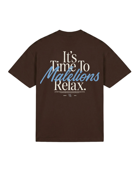 Malelions Relax T-Shirt - Dark Brown Malelions Malelions Relax T-Shirt - Dark Brown