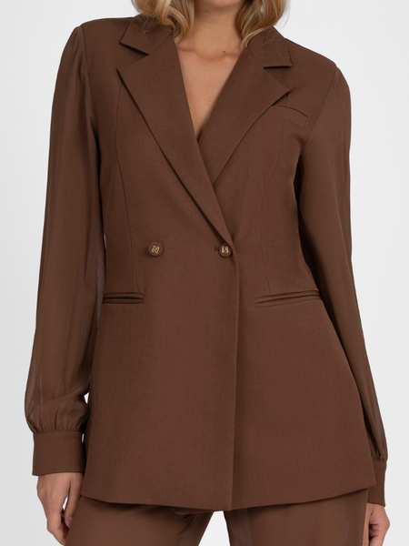 Nikkie Rioverde Blazer - Cacao Nikkie Nikkie Rioverde Blazer - Cacao