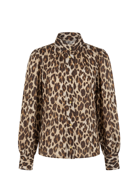 Nikkie Retiro Blouse - Cacao Nikkie Nikkie Retiro Blouse - Cacao