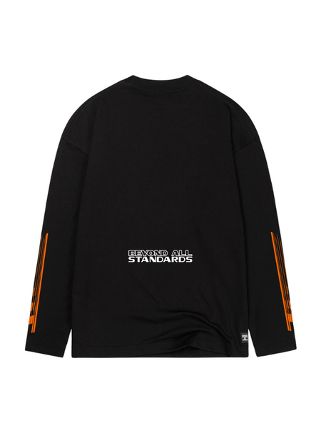 JorCustom JorCustom Engineered Longsleeve T-Shirt - Black
