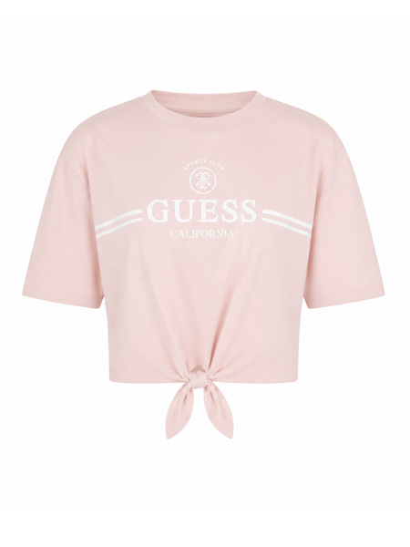 Guess Guess CN SS Bow T-Shirt - Pink Serenade Guess CN SS Bow T-Shirt - Pink Serenade