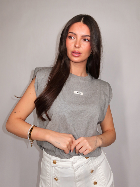 Josh V Josh V Sue T-Shirt - Mid Grey Melange