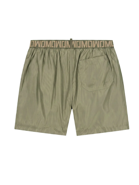 Malelions Venetian Swim Shorts - Dark Sage Malelions Malelions Venetian Swim Shorts - Dark Sage
