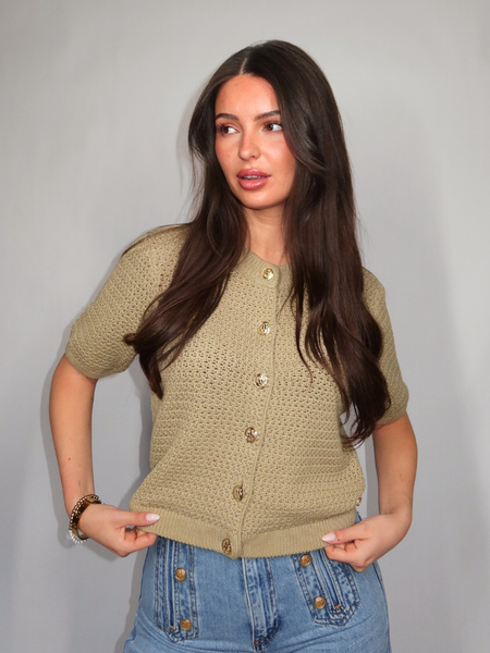 Josh V Ylia Vest - Dark Pistachio Josh V Josh V Ylia Vest - Dark Pistachio