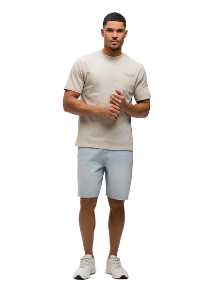 Malelions Malelions Department T-Shirt - Light Beige Malelions Department T-Shirt - Light Beige