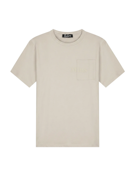 Malelions Department T-Shirt - Light Beige Malelions Malelions Department T-Shirt - Light Beige