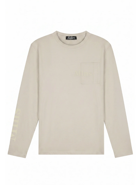 Malelions Department Longsleeve - Light Beige Malelions Malelions Department Longsleeve - Light Beige