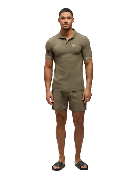 Malelions Malelions Venetian Polo - Dark Sage Malelions Venetian Polo - Dark Sage