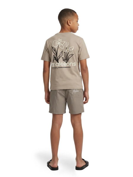 Malelions Kids Nylon Swim Shorts - Olive Green Malelions Malelions Kids Nylon Swim Shorts - Olive Green