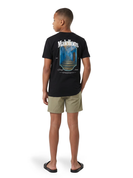 Malelions Kids Lifestyle Swim Shorts - Olive Green Malelions Malelions Kids Lifestyle Swim Shorts - Olive Green