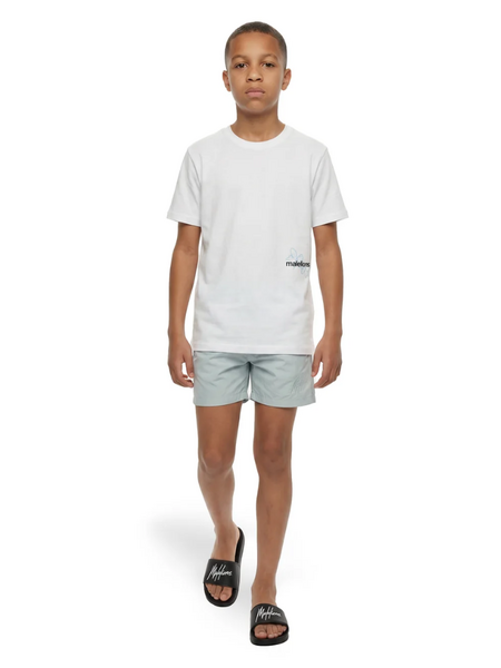 Malelions Malelions Kids Nylon Swim Shorts - Ocean Grey Malelions Kids Nylon Swim Shorts - Ocean Grey