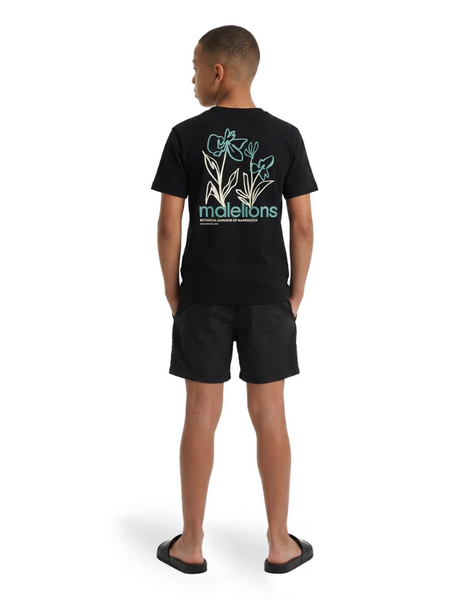 Malelions Kids Nylon Swim Shorts - Black Malelions Malelions Kids Nylon Swim Shorts - Black