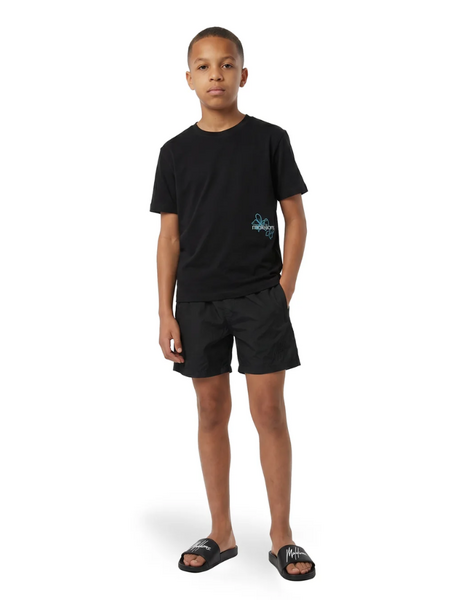 Malelions Kids Nylon Swim Shorts - Black Malelions Malelions Kids Nylon Swim Shorts - Black