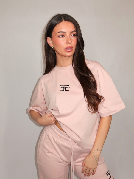 JorCustom JorCustom Women Artist Summer Set Loose Fit T-Shirt - AshPink