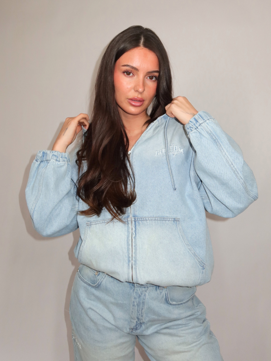JorCustom Women CustomSociety Denim Combi-Set - Denim JorCustom JorCustom Women CustomSociety Denim Combi-Set - Denim
