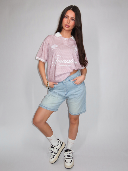 JorCustom JorCustom Women Football Jersey - AshPink