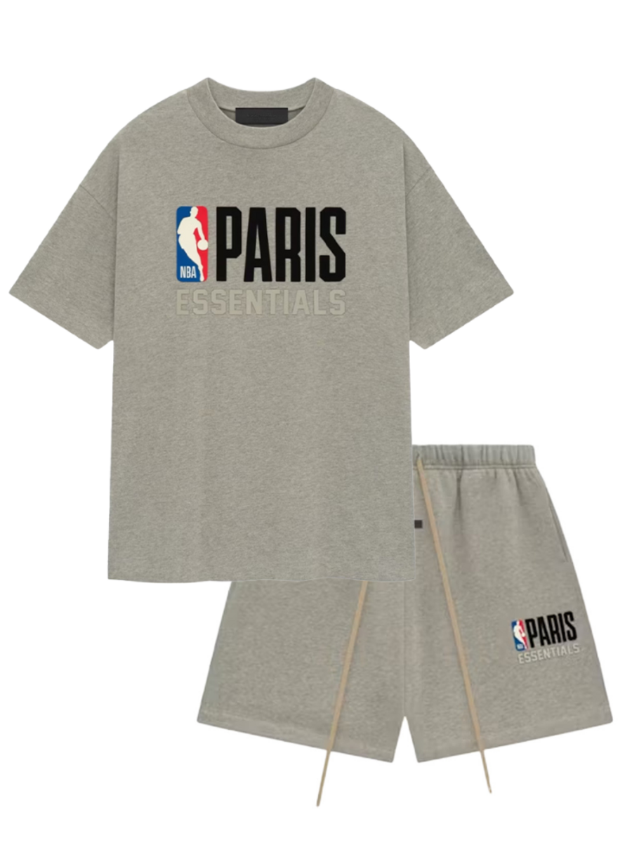 Fear of God Essentials NBA PARIS Combi-Set - Warm Heather Fear of God Fear of God Essentials NBA PARIS Combi-Set - Warm Heather