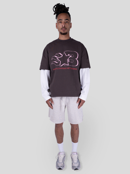 Bobby Blanks Bobby Blanks Voicemail Double Layer - Brown/Off White Bobby Blanks Voicemail Double Layer - Brown/Off White
