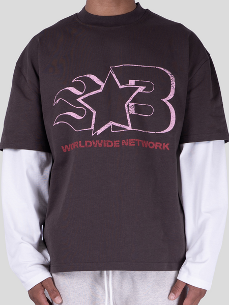 Bobby Blanks Voicemail Double Layer - Brown/Off White Bobby Blanks Bobby Blanks Voicemail Double Layer - Brown/Off White